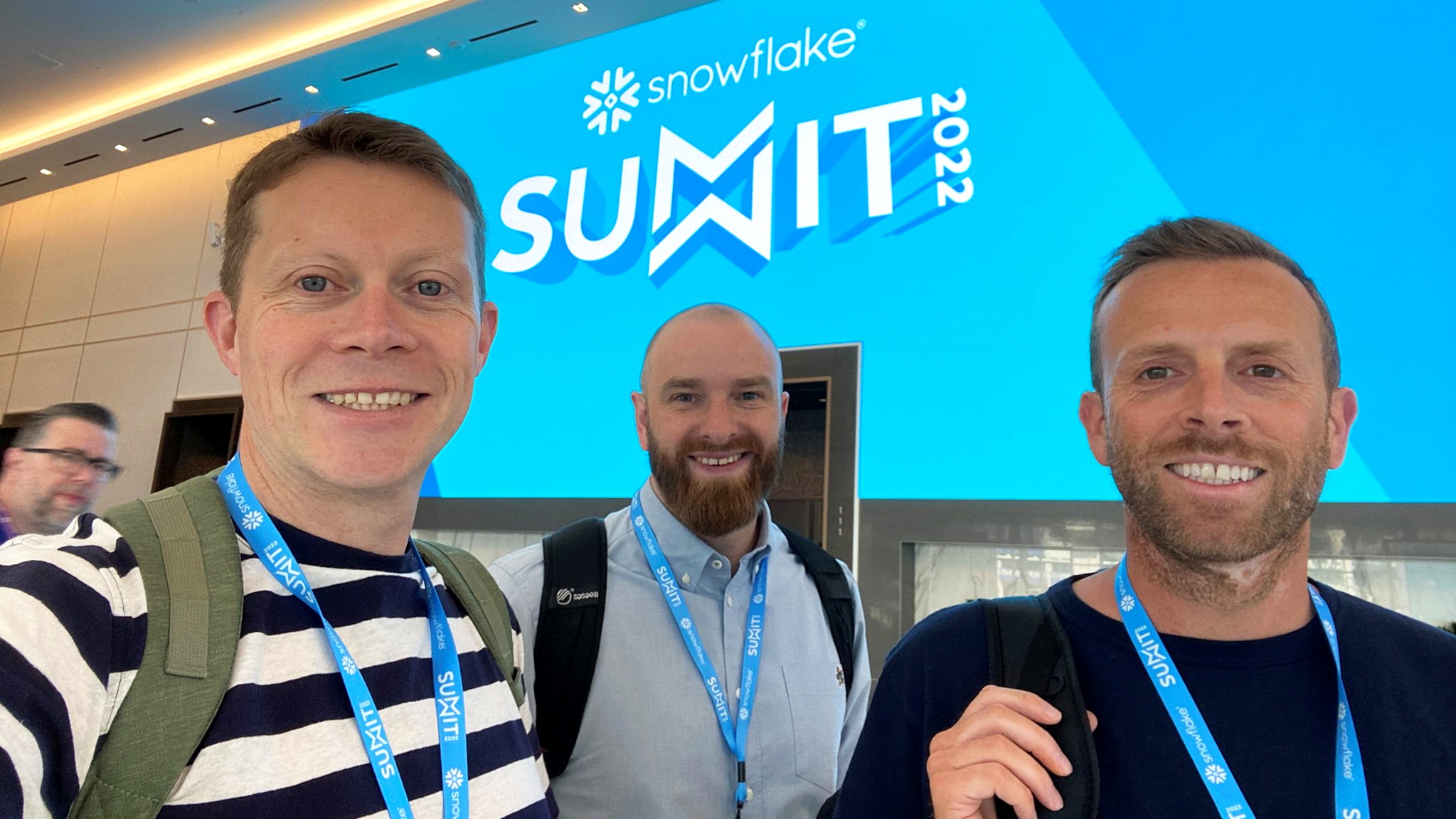 HyperFinity's directors at Snowflake Summit 2022 in Las Vegas