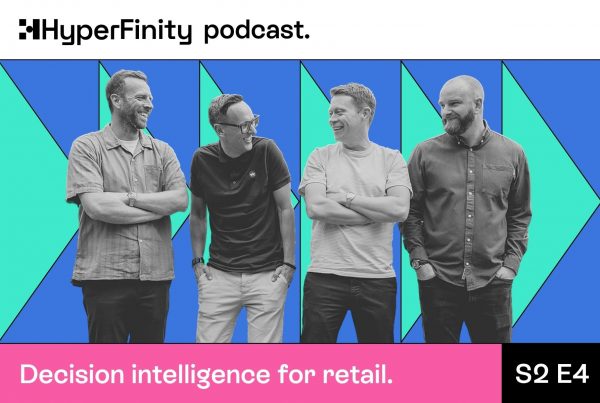 What is decision intelligence for retail? Podcast cover artwork for episode four.