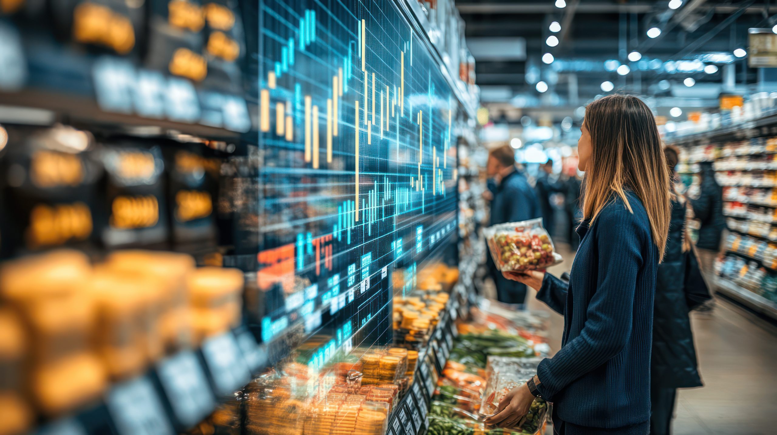 A customer analysing loyalty pricing